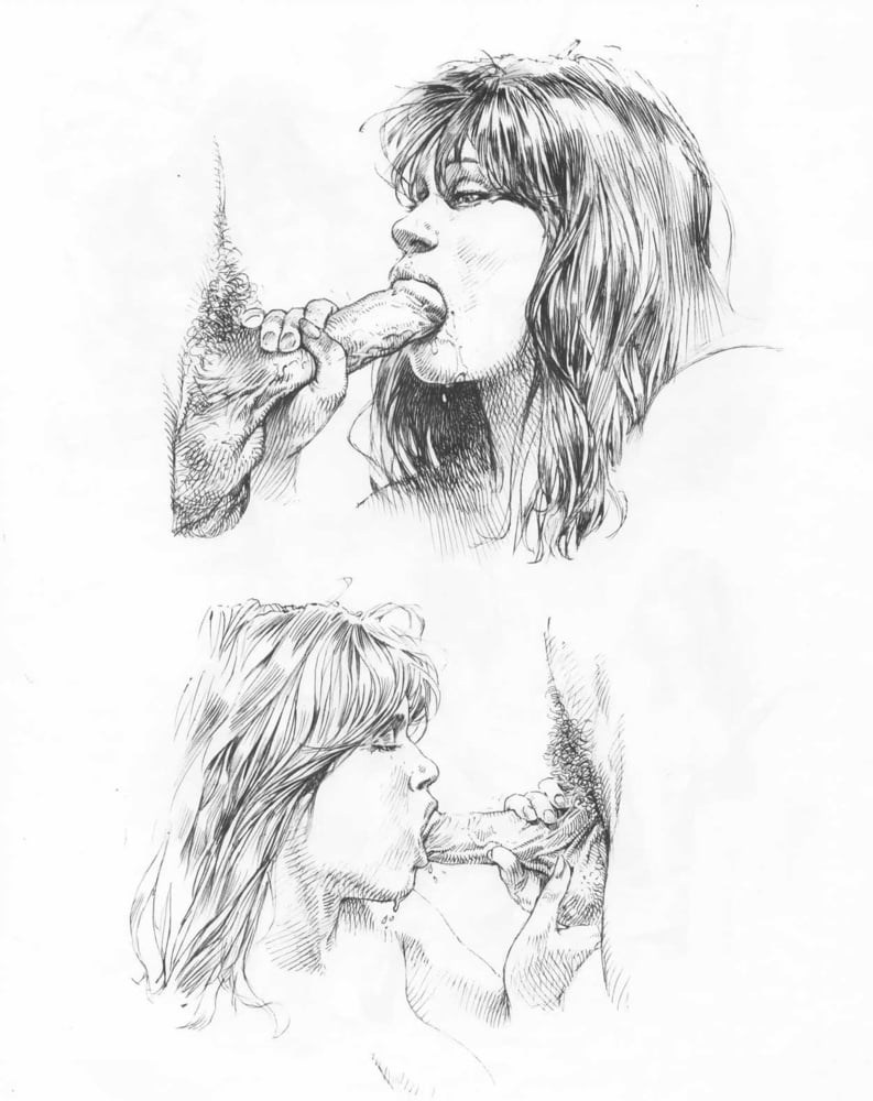 Beautiful Hand Drawn Blowjob 57 Photos Porn Photo