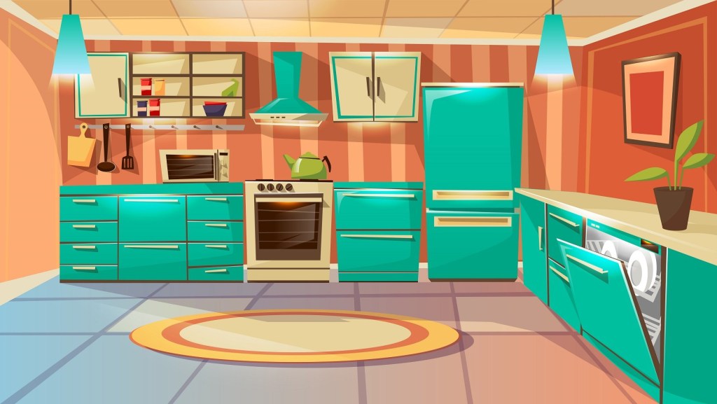 Built -in refrigerator back view