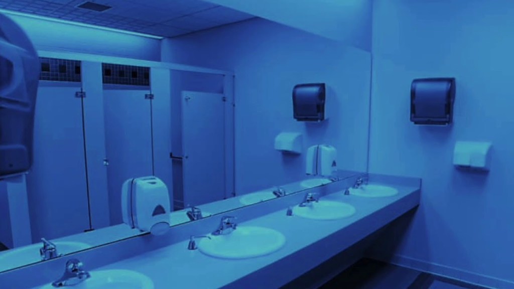 Neon toilet