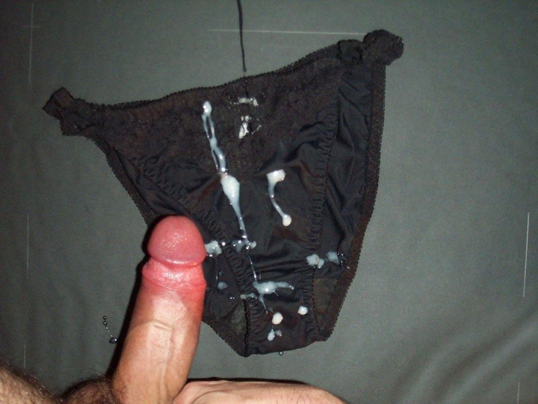 Guys cum in panties
