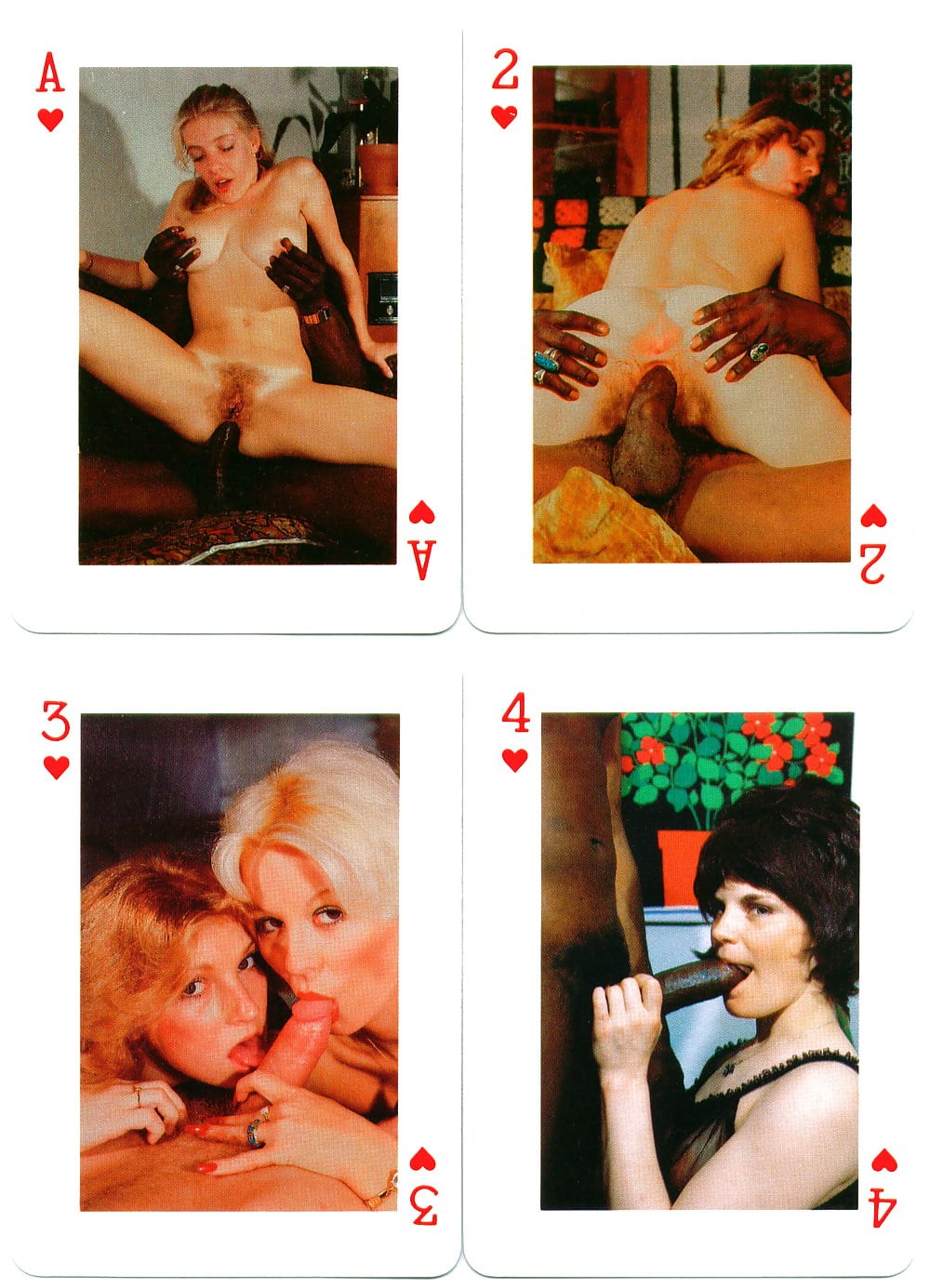Pornographic playing cards