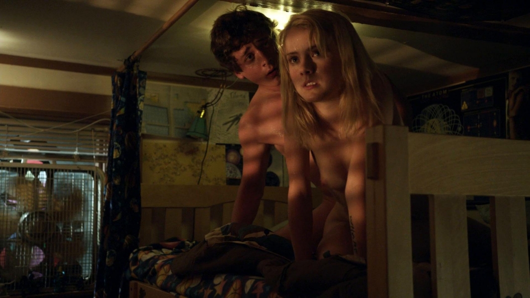 Naked Laura Wiggins from the series Shameless
