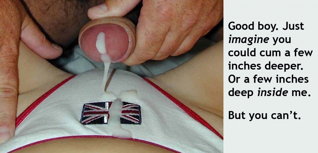 The guy cumshot girl in panties