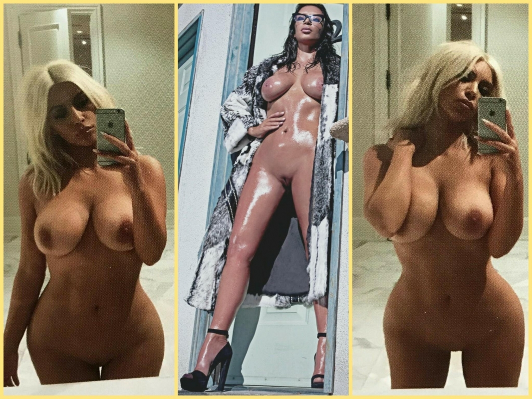 Kim Cardyashan merged naked