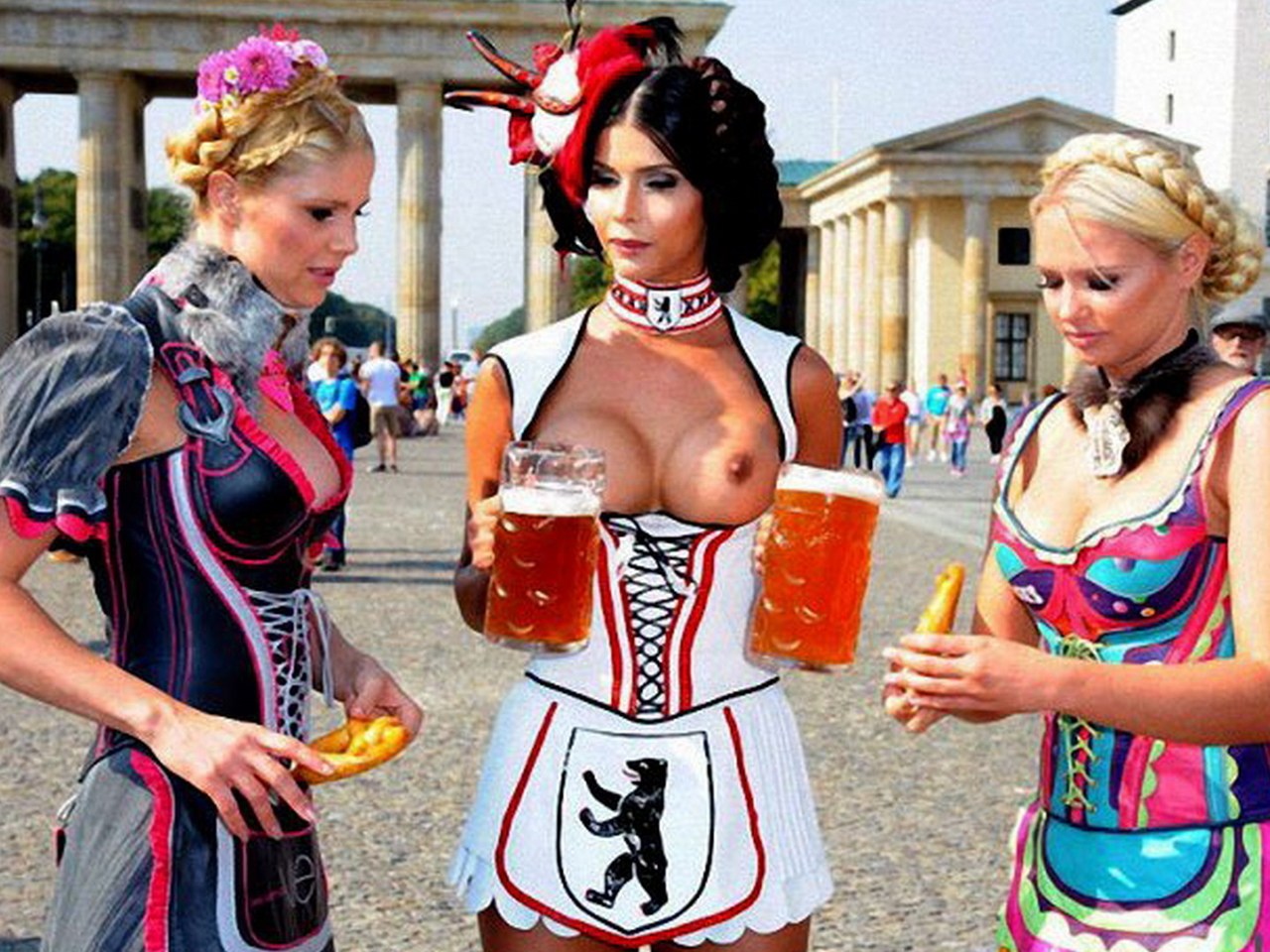 Beer Girl Porn - German on beer holidays (69 photos) - porn photo