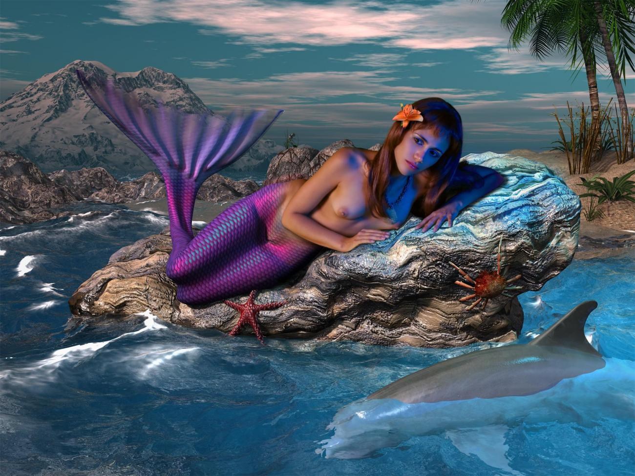 In a mermaid costume (61 photos) - porn photo