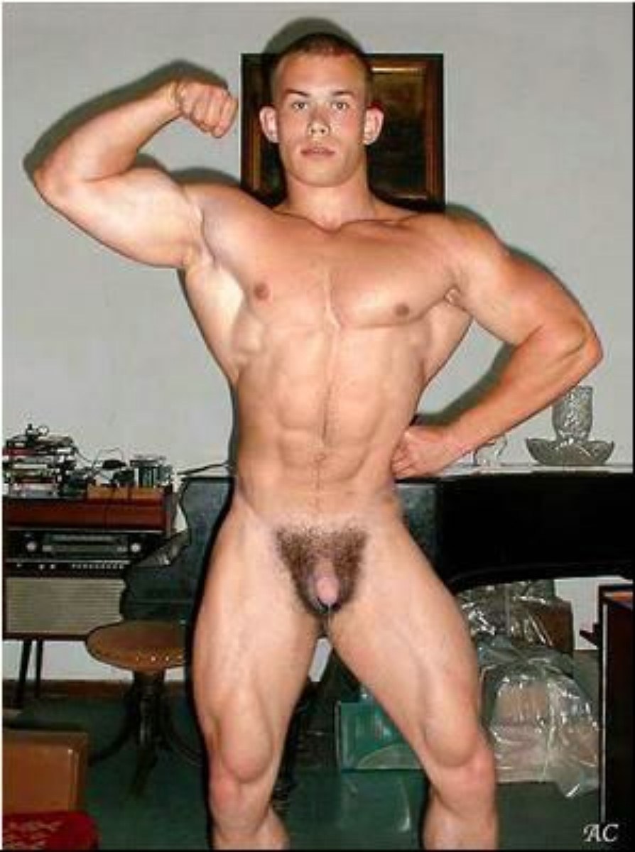 Naked guy with little penis