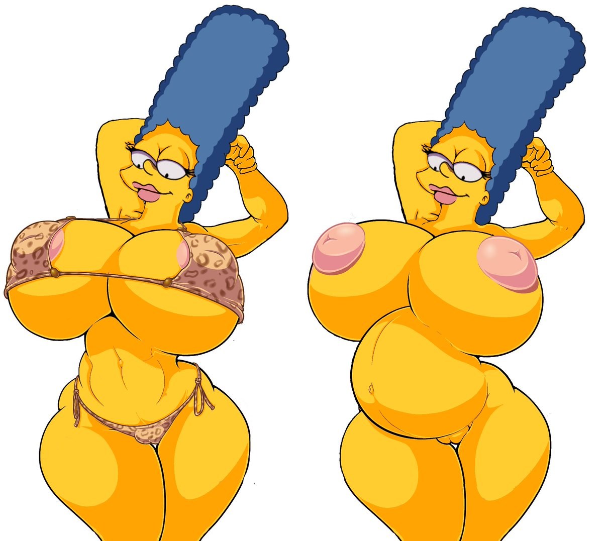 Pregnant Simpsons - Marge huge milk boobs (64 photos) - porn photo