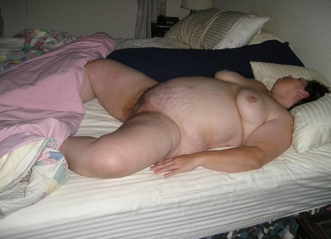 Drunk bare fat women