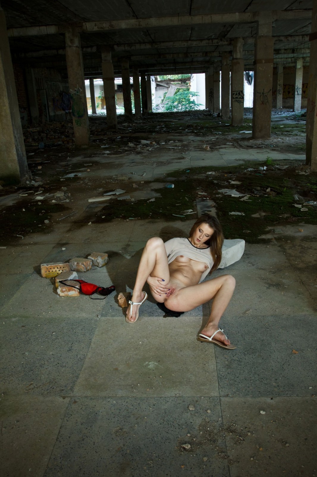 Naked in abandoned places