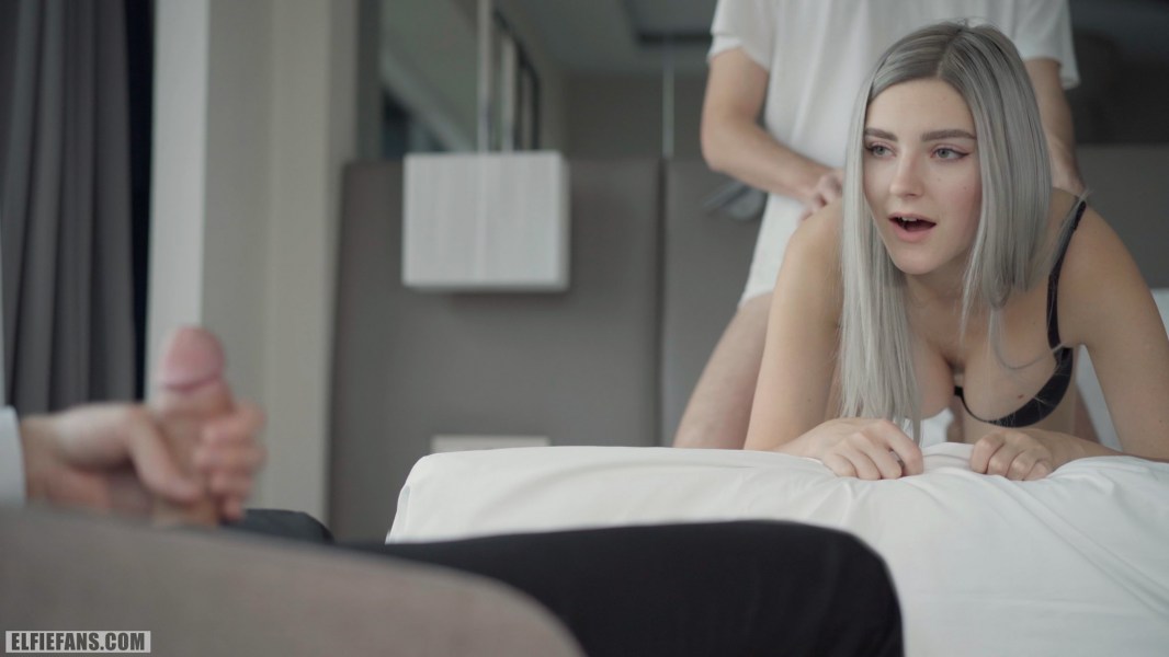 Cuckold Watches His Busty Girl Being Creampied by A Stranger - Eva Elfie