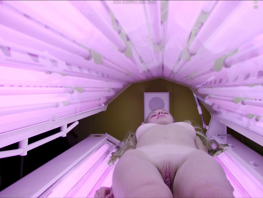Hidden camera in solarium