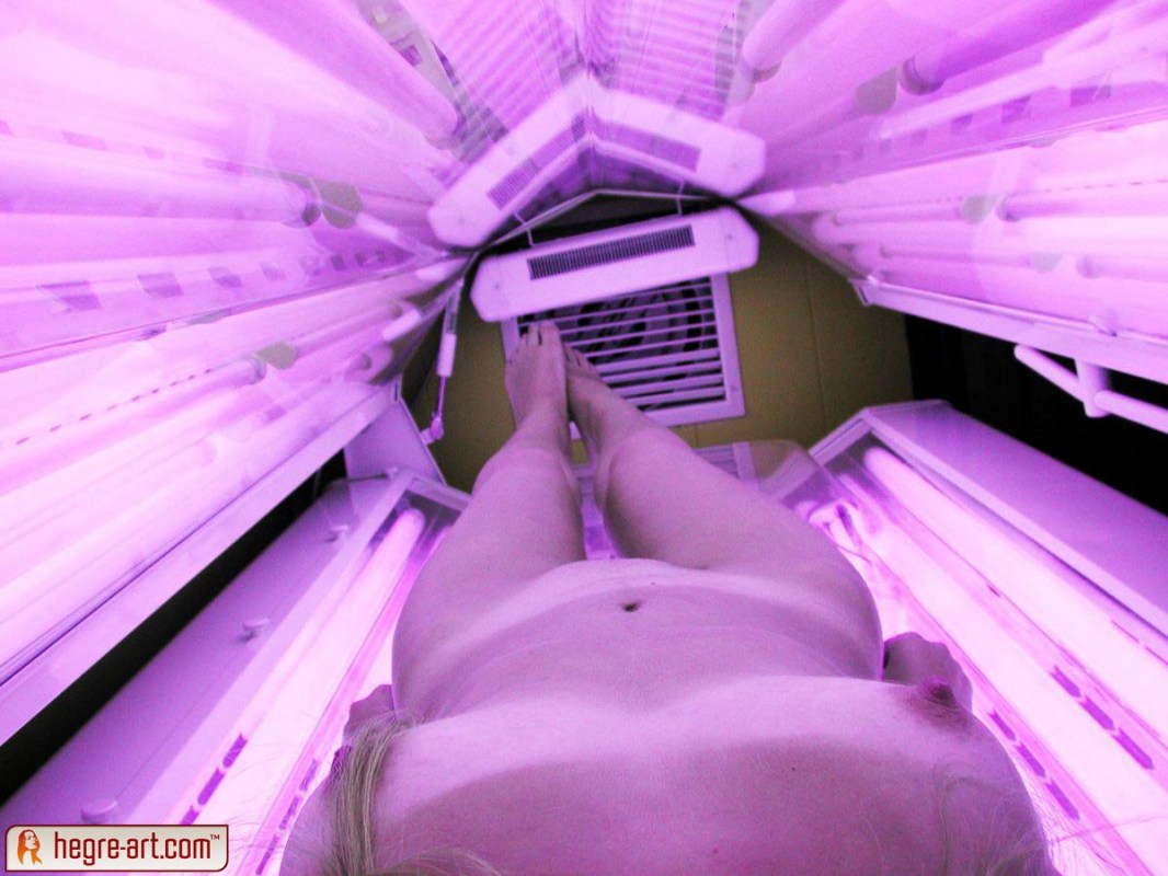 Hidden camera in solarium