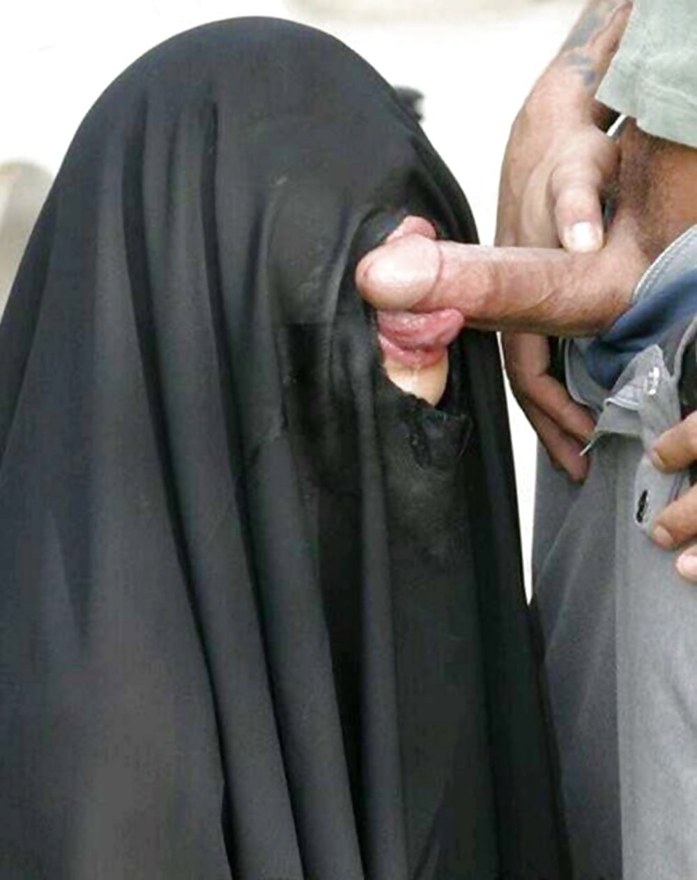 Bang in the Muslim niqab hyphae -minet