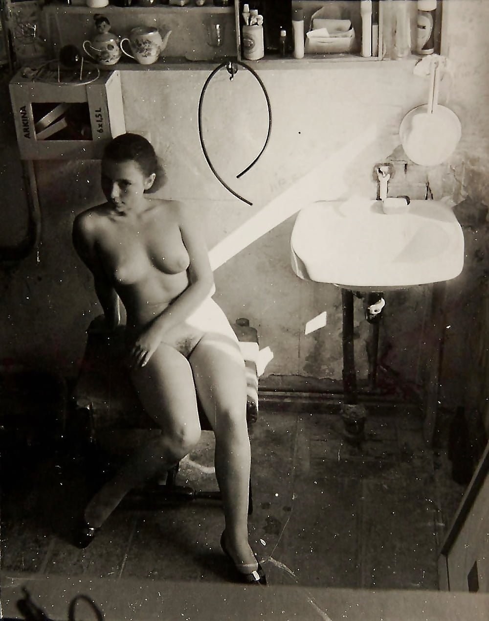 Black White Retro Pornography