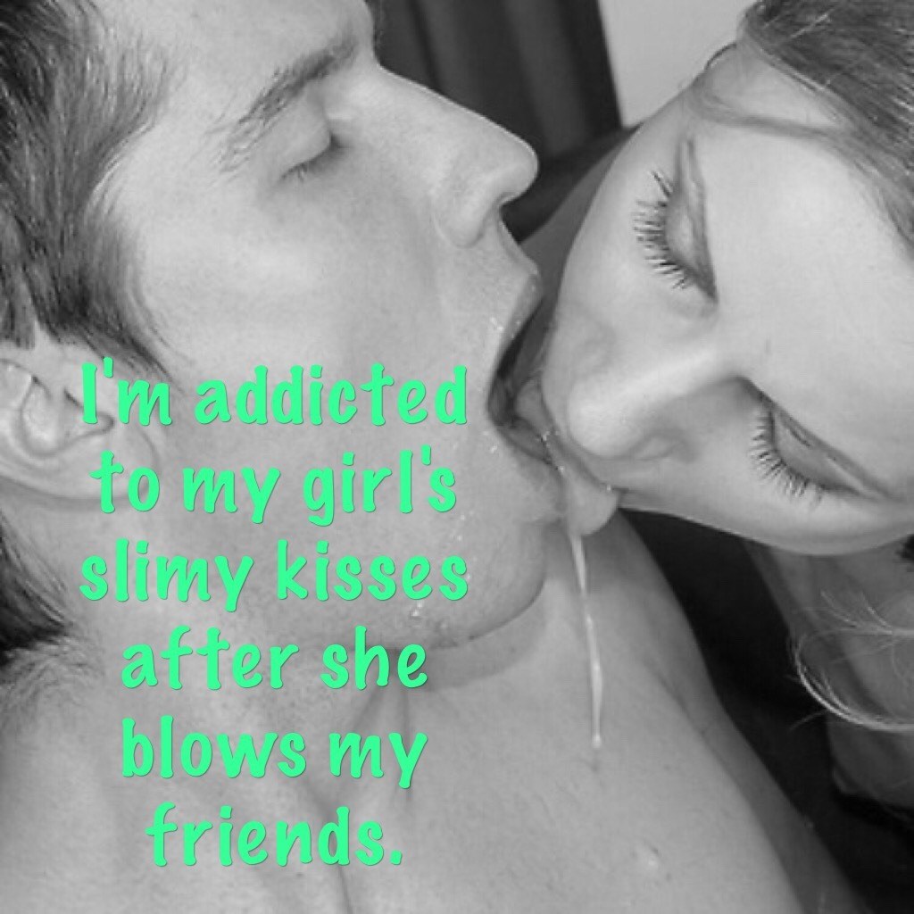 The guy finished in the mouth and kissed