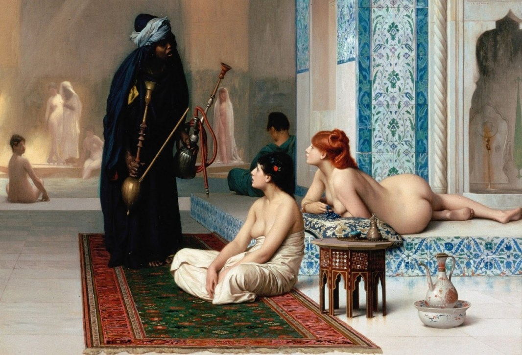 Naked beautiful concubines