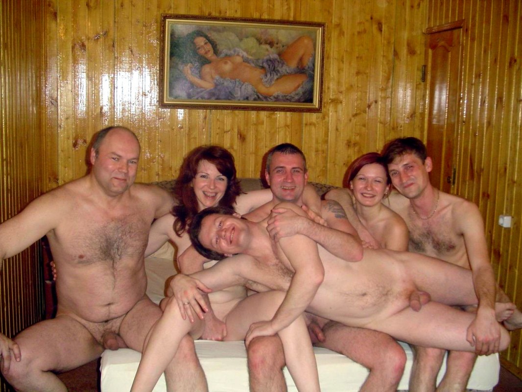 Naked women in the women's bath