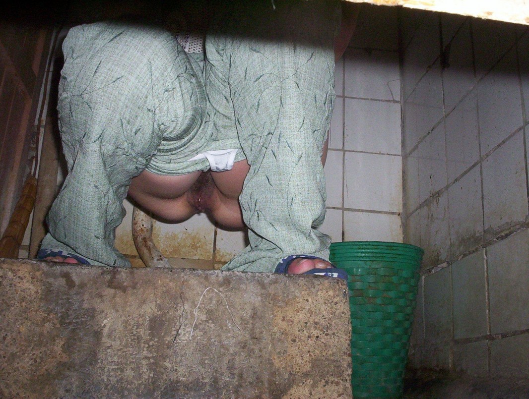 Masturbation in the female toilet