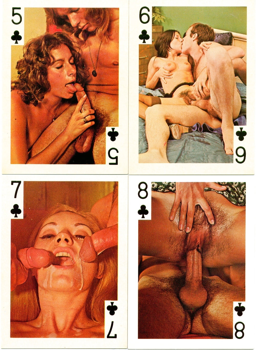 German playing porn cards