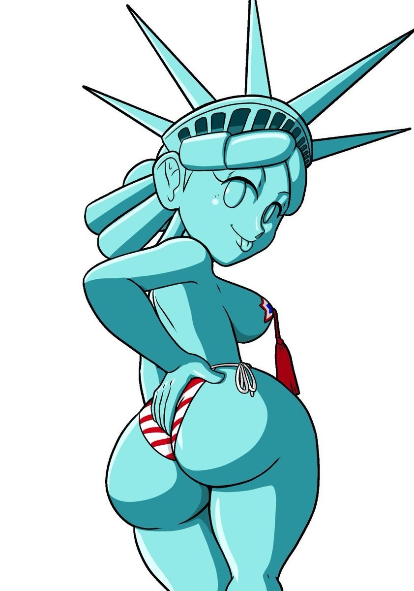 Statue of liberty sexy animation