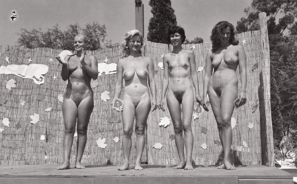 Young nudists of the 70s