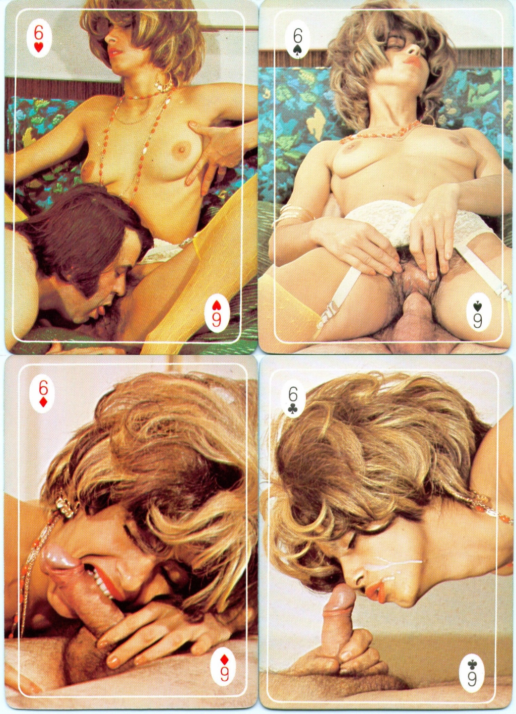 Pornographic playing cards