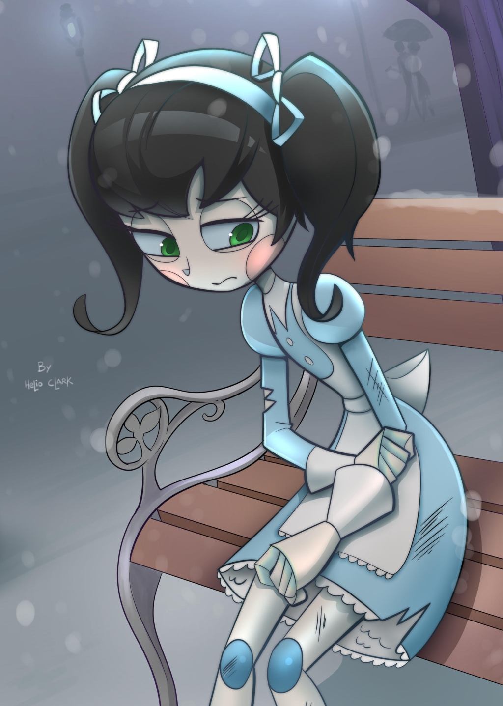 Emmy Robot Comic with a boy