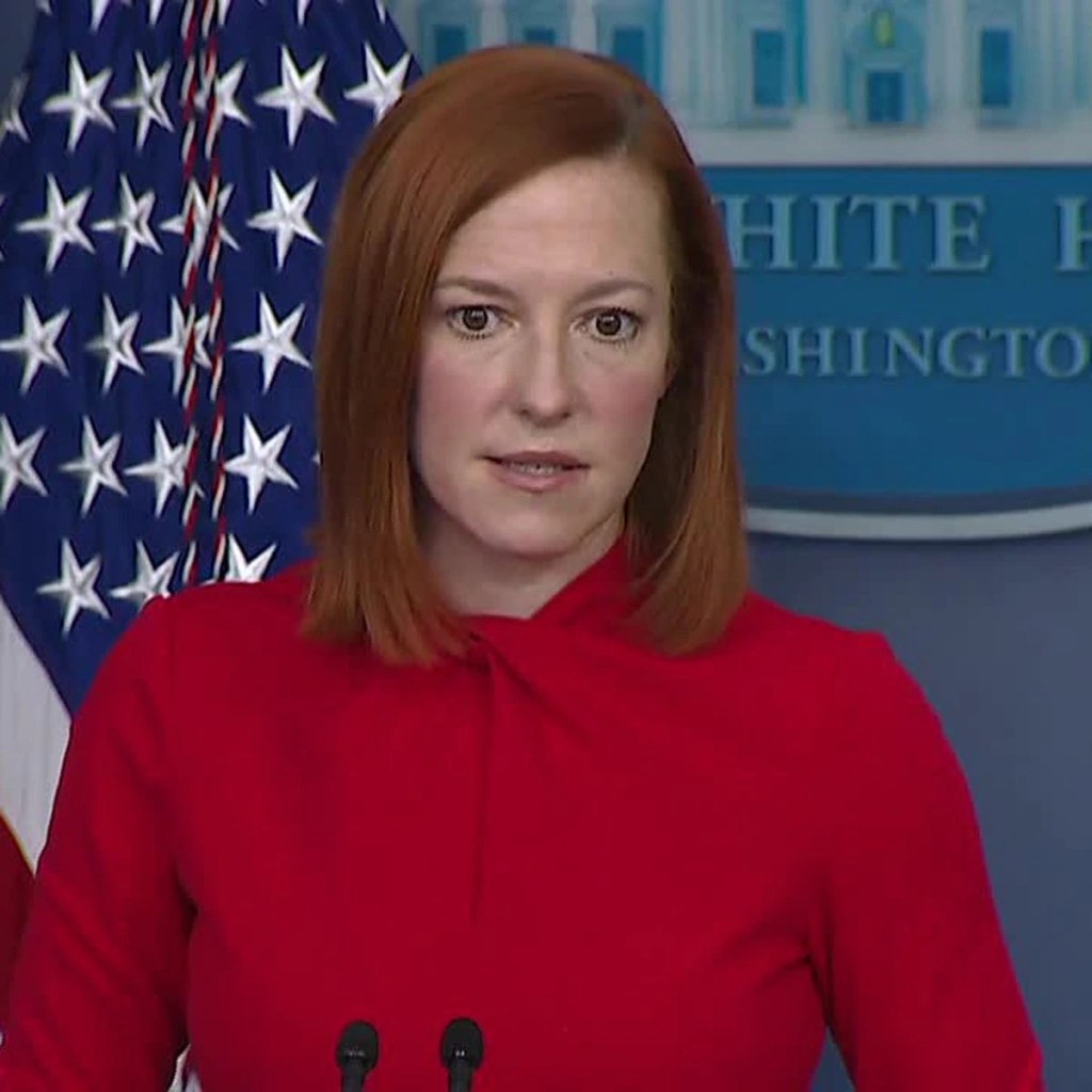 The White House Press Secretary Jen Psaki