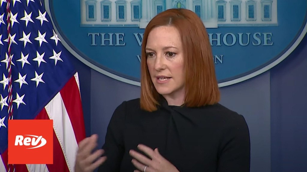 Secretary of State Jane Psaki