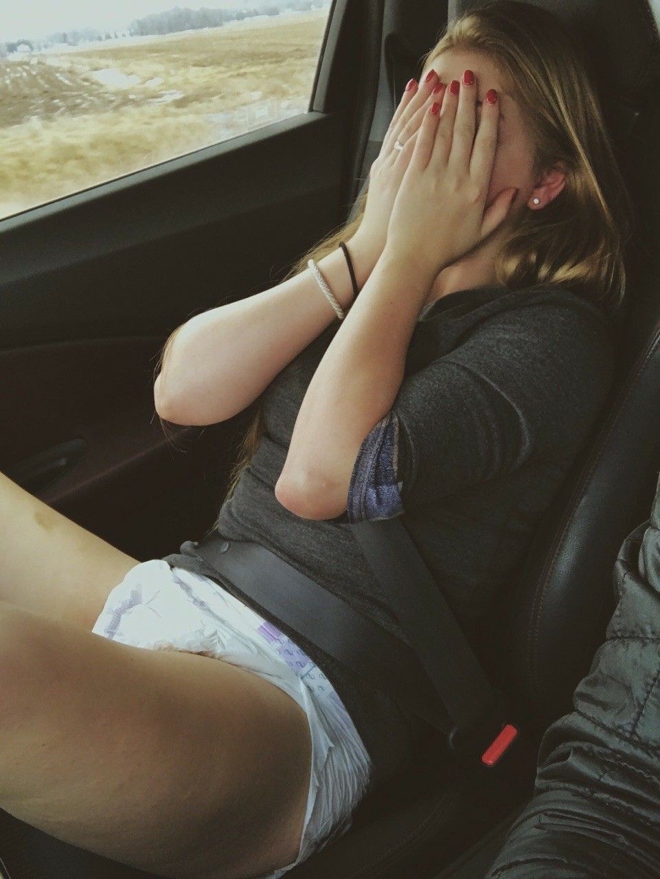 Girls in pantyhose and cars
