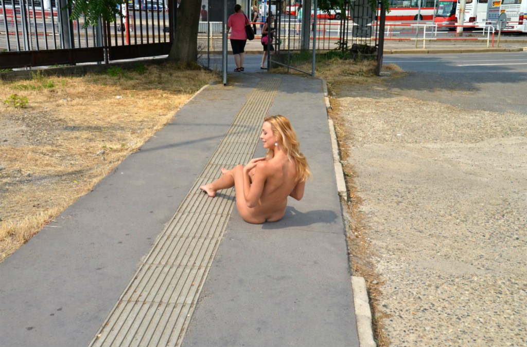 Masturbation of girls in public