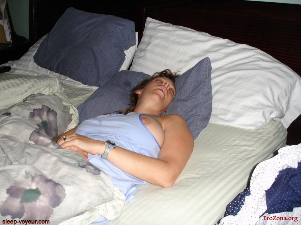 Sleeping naked elderly women