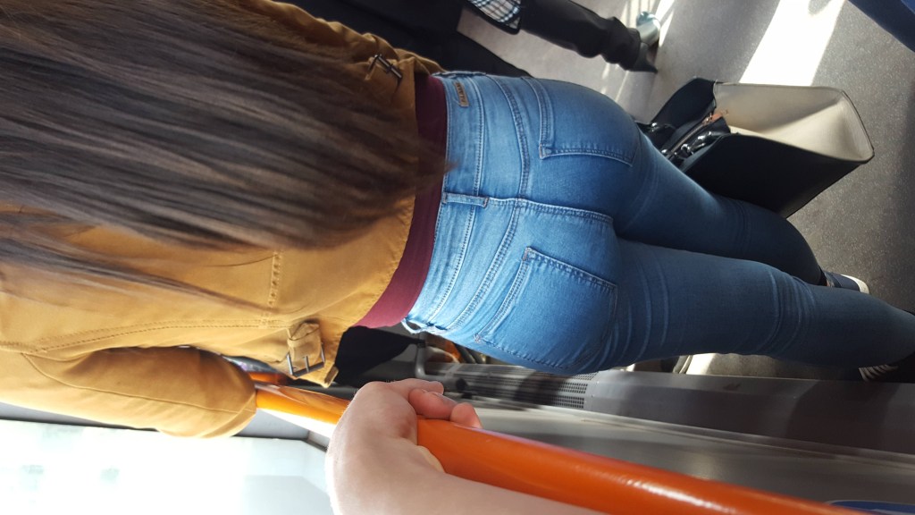 Hidden camera under a skirt
