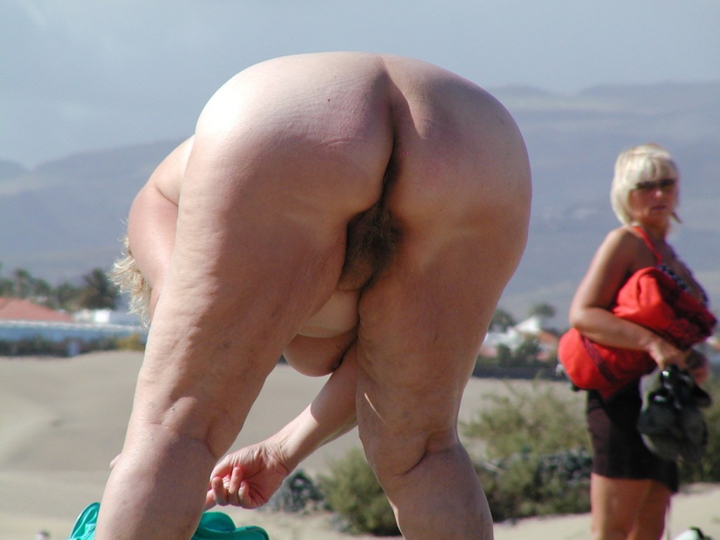 Busty mature nudists