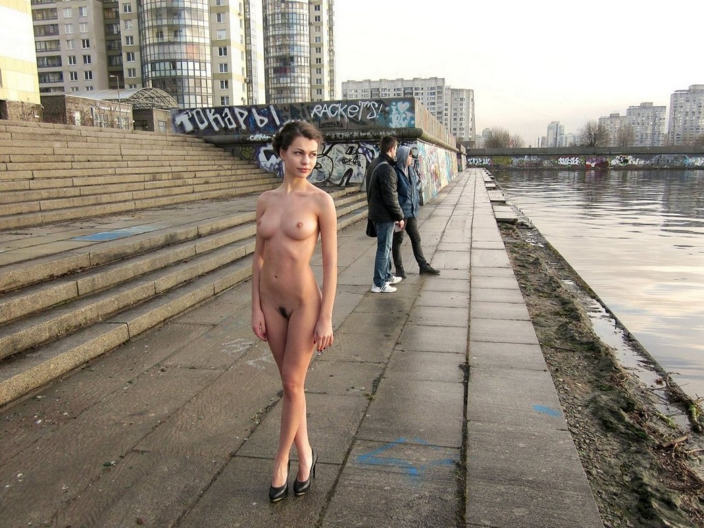 Exhibitionist on the street