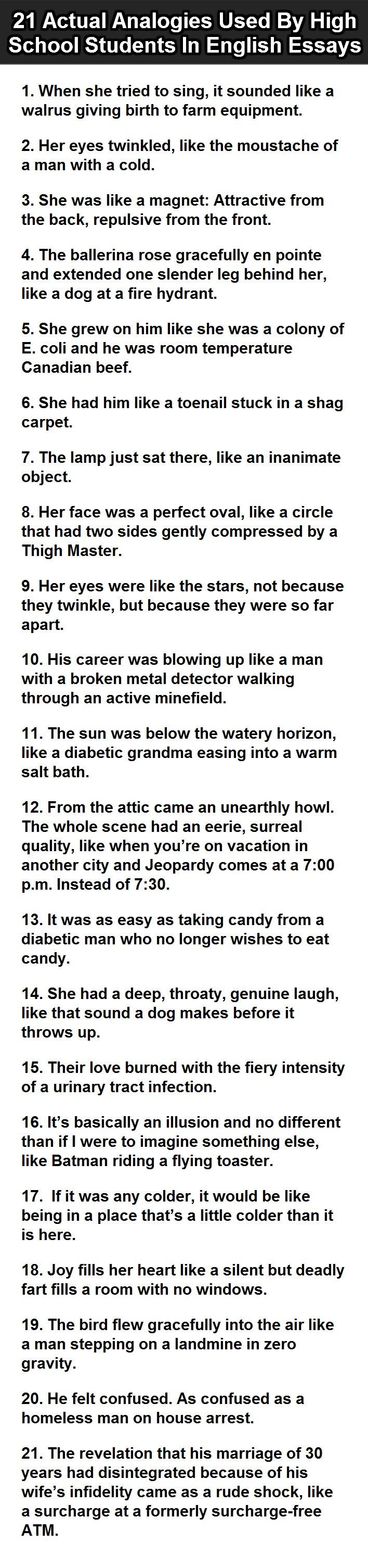 Essay Jokes