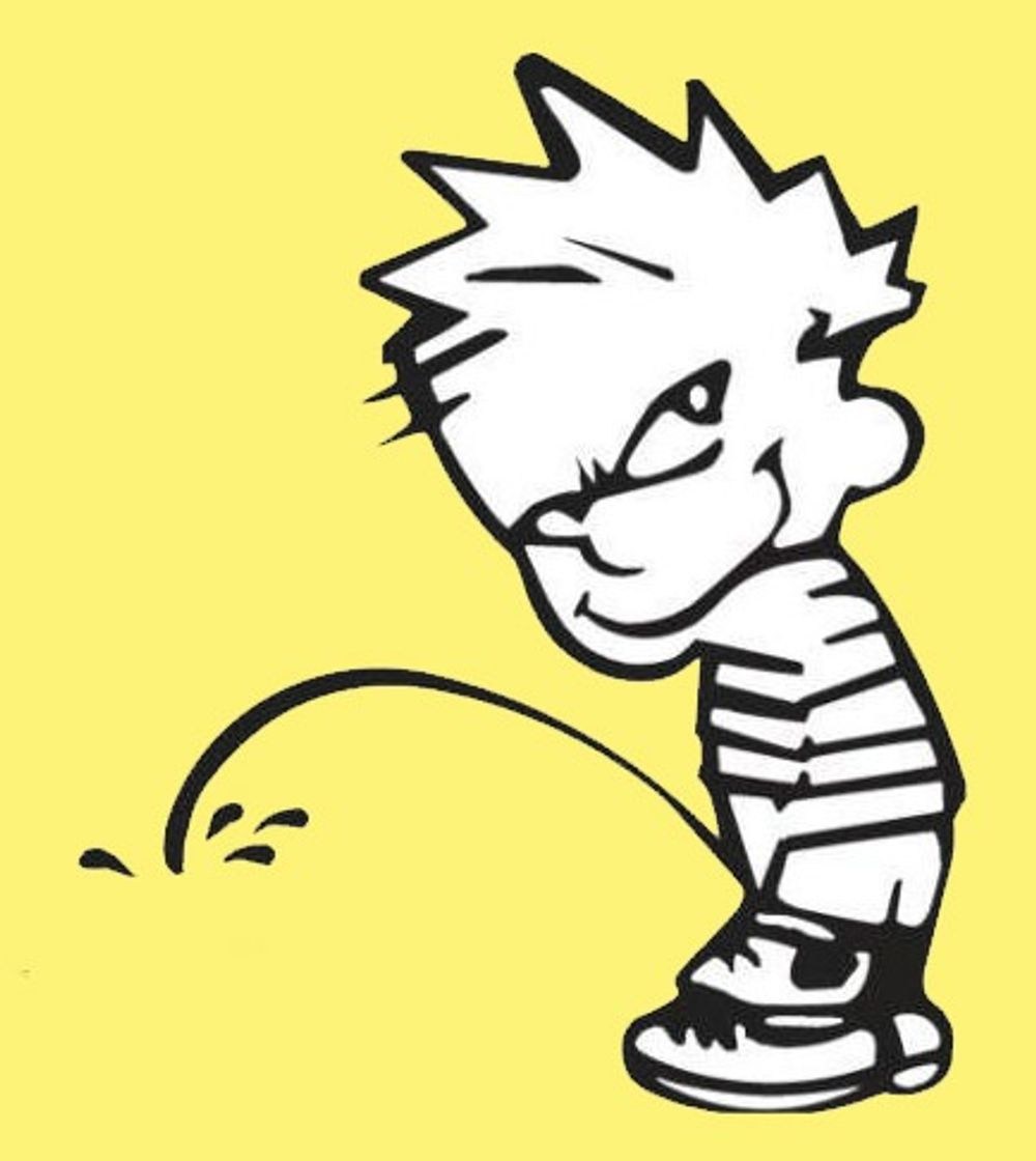 Calvin Peeing Original