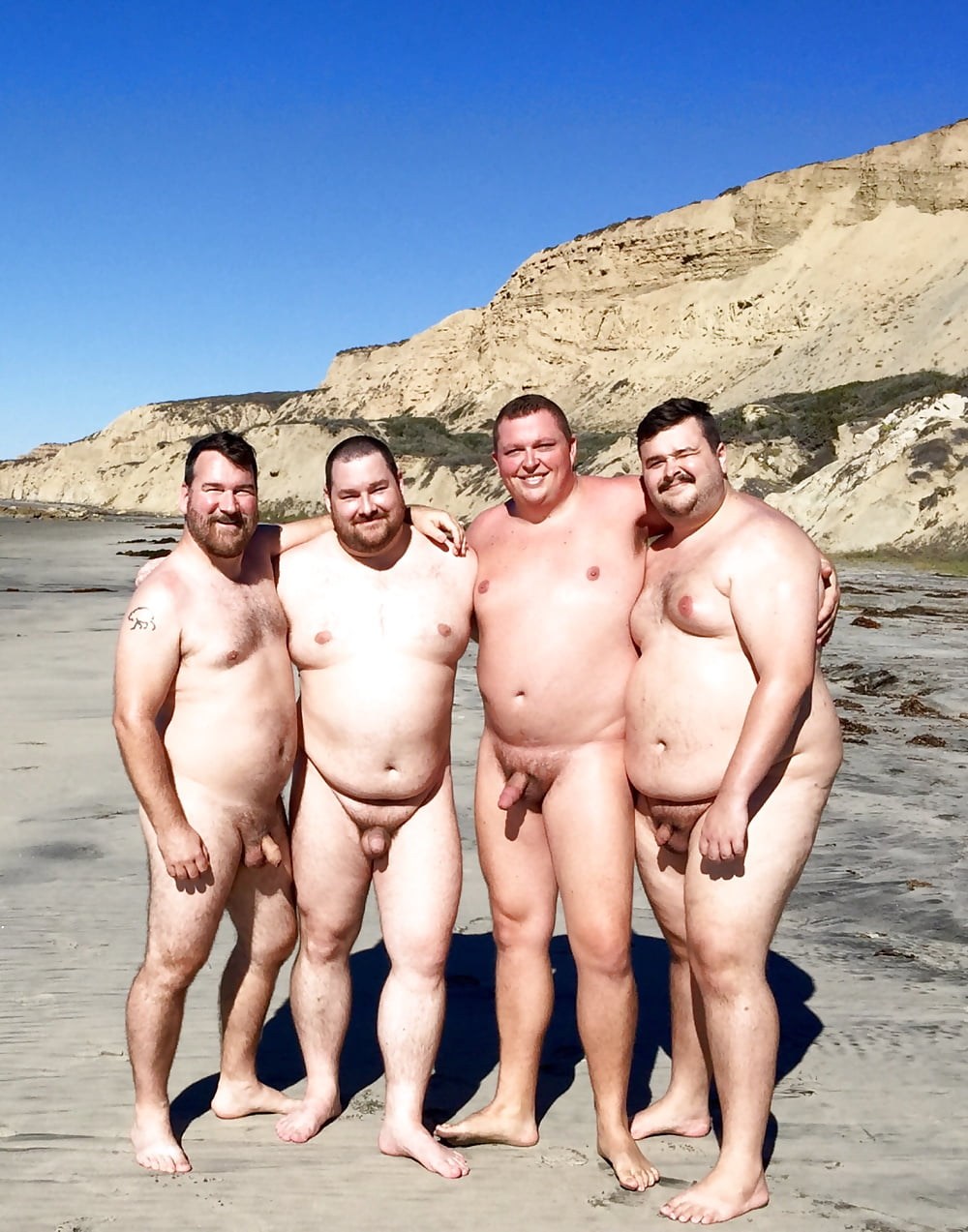 Chubby gay men naked