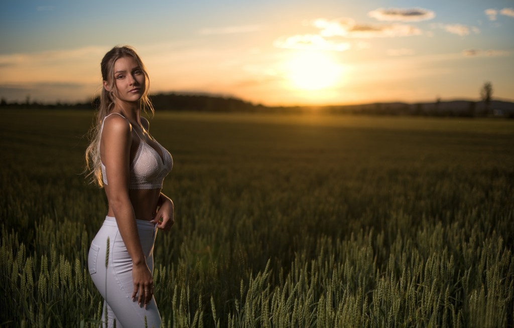 Jordan Carver in the village
