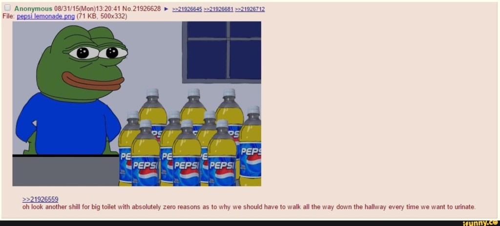 Frogs piss wine