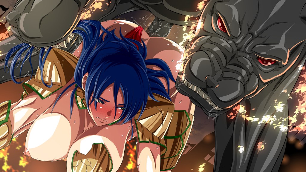 Inja no kurwa loss war II Blue Hair Blush