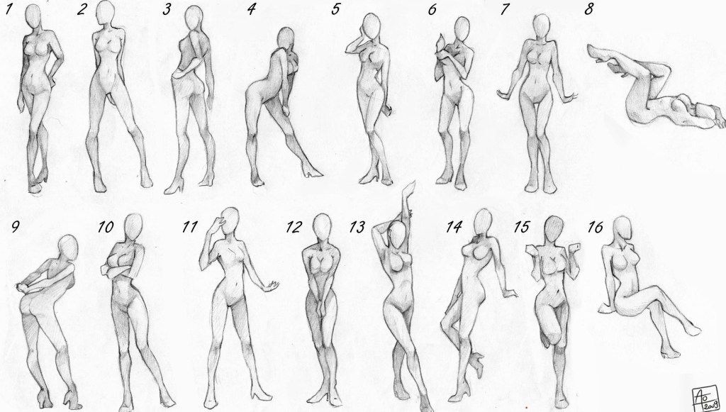 How to Draw Woman Body Steps
