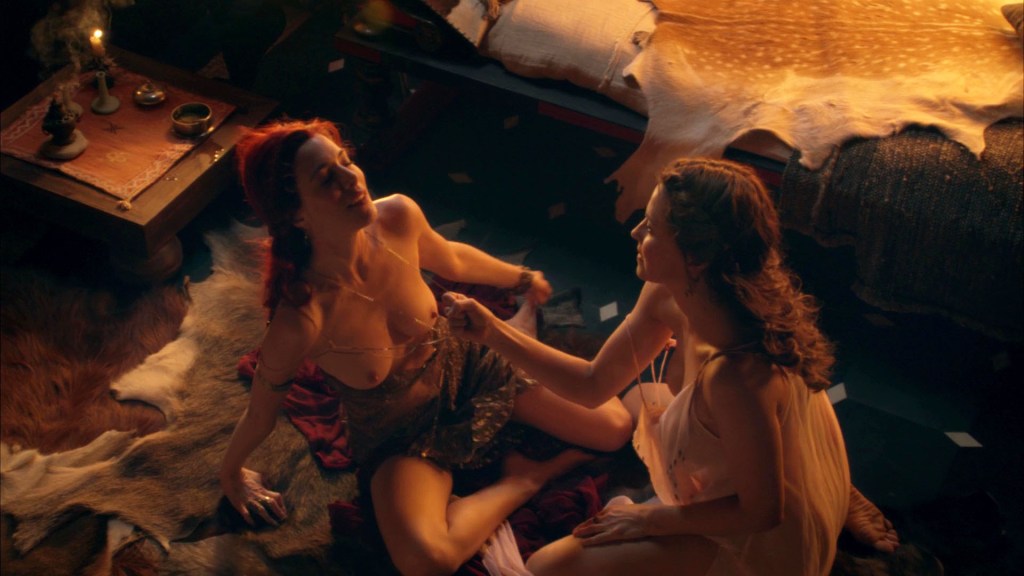 Lucy Lawless Spartak Erotic scenes