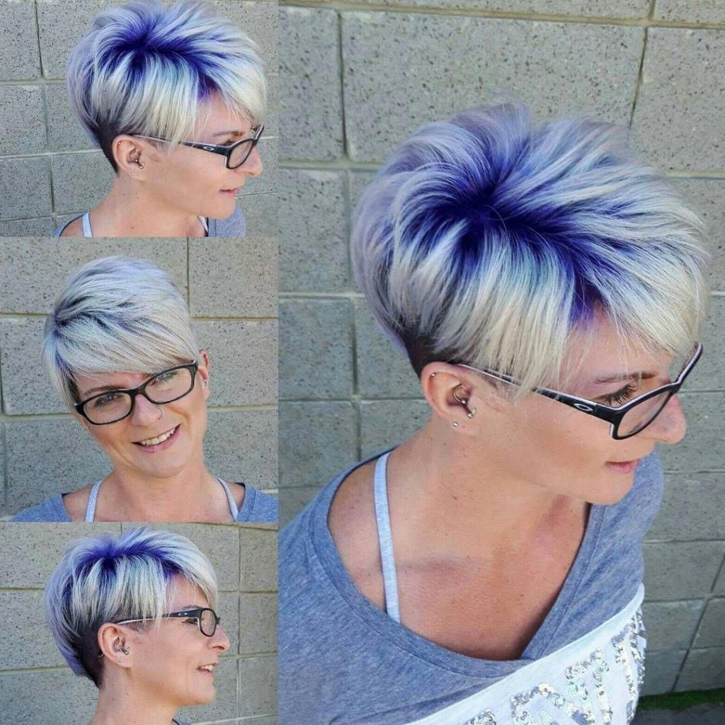 Hair dyeing for pixie haircut