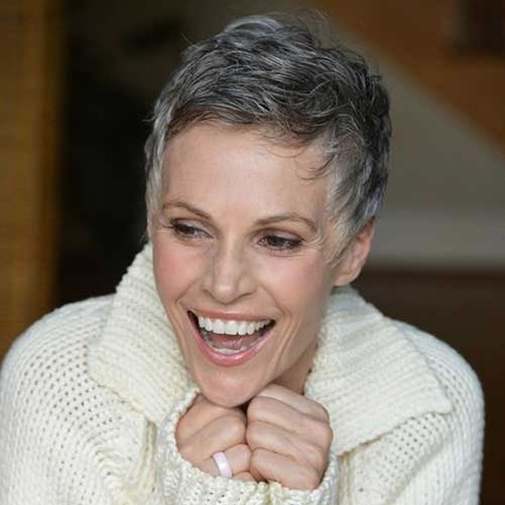 Very short haircuts for gray hair
