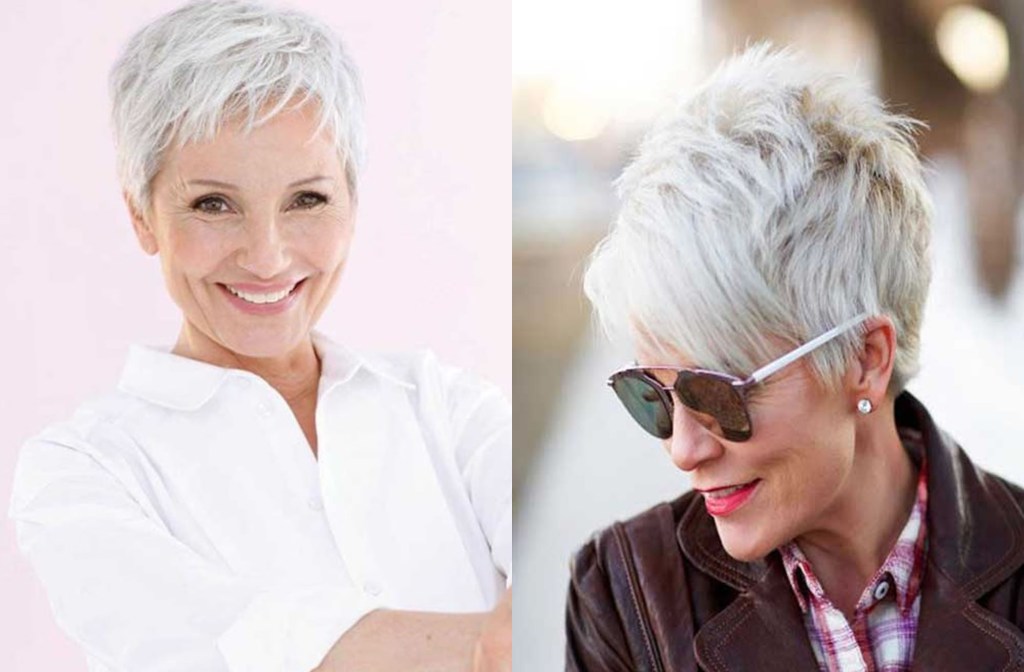 Pixie haircut for short hair for women over 50